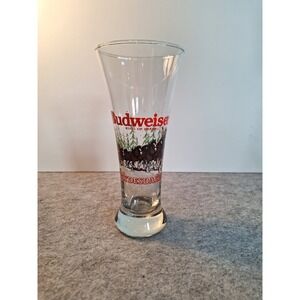 VTG Official Budweiser Clydesdales Pilsner Beer Glass 7 1/4" tall  Just One